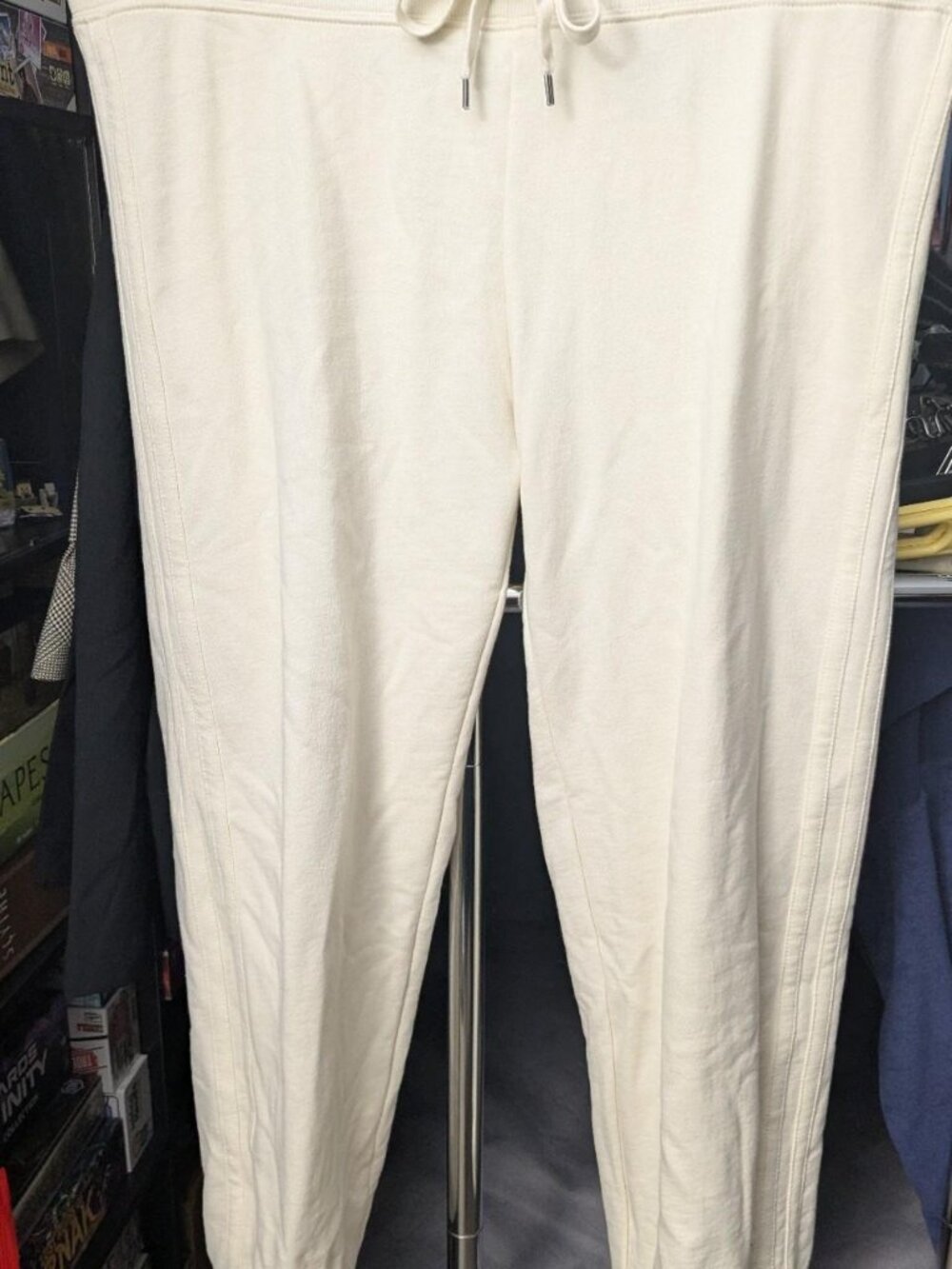 Norma Kamali Cream Joggers Size L